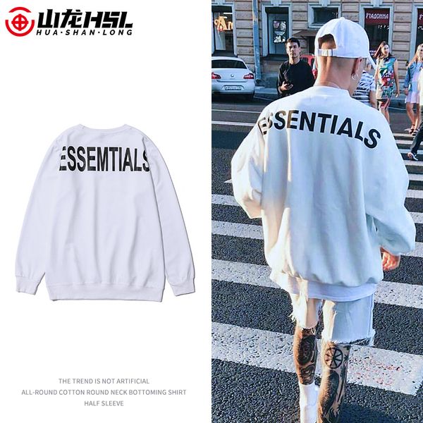long sleeve t-shirt sweater round neck versatile loose men's and women's couple's wear street english bottoming shirt, Black
long sleeve t-shirt sweater round neck versatile loose men's and women's couple's wear street english bottoming shirt, Black