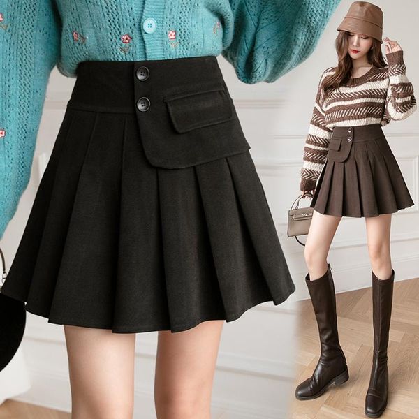 skirts make pleated skirt female winter a word of tall waist show thin short irregular cloth, Black
skirts make pleated skirt female winter a word of tall waist show thin short irregular cloth, Black