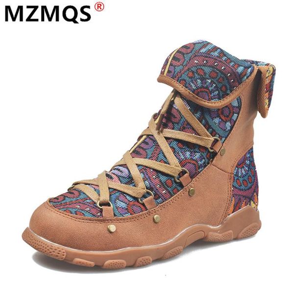 2020 winter women's boots fashion retro printed women warm boots retro national style colorblock zipper ankle botas mujer, Black
2020 winter women's boots fashion retro printed women warm boots retro national style colorblock zipper ankle botas mujer, Black
