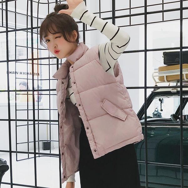 women's down & parkas in the fall and winter of cotton feather waistcoat female students vest short joker tank coat2021, Black
women's down & parkas in the fall and winter of cotton feather waistcoat female students vest short joker tank coat2021, Black