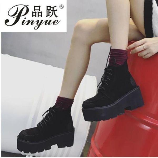 boots woman lace autumn womens ladies chunky wedge platform black ankle punk goth casual
boots woman lace autumn womens ladies chunky wedge platform black ankle punk goth casual