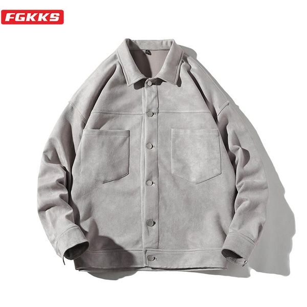 fgkks casual brand men jackets spring new harajuku style men's solid color jacket male fashion wild jacket coats, Black;brown
fgkks casual brand men jackets spring new harajuku style men's solid color jacket male fashion wild jacket coats, Black;brown