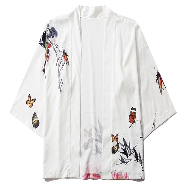 2021 new aelfric eden hip hop japanese kimono jackets butterfly print front open coats summer harajuku japan streetwear cardigan shirts 4k3z, Black;brown
2021 new aelfric eden hip hop japanese kimono jackets butterfly print front open coats summer harajuku japan streetwear cardigan shirts 4k3z, Black;brown