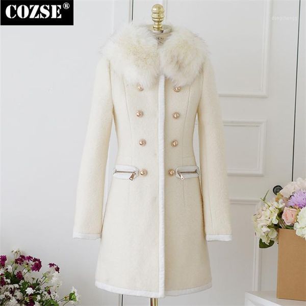 2016 new fashion slim style button fur collar elegant women wool coat korean style plus size women coats n30221, Black
2016 new fashion slim style button fur collar elegant women wool coat korean style plus size women coats n30221, Black