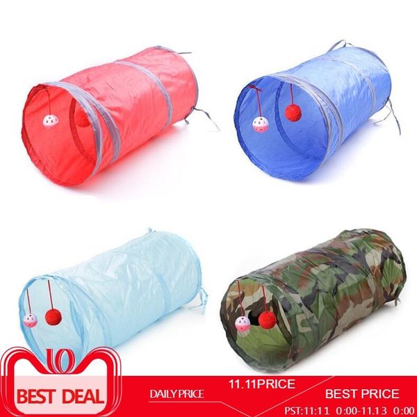 cat toys 7 colors foldable pet toy tunnel ring paper two-way with hanging two balls for kitten playing drill bucket
cat toys 7 colors foldable pet toy tunnel ring paper two-way with hanging two balls for kitten playing drill bucket