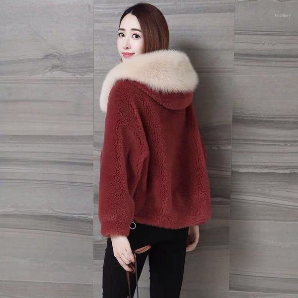 faux fur coat women's short autumn and winter new style haining korean hooded wool fleece coat1, Black
faux fur coat women's short autumn and winter new style haining korean hooded wool fleece coat1, Black