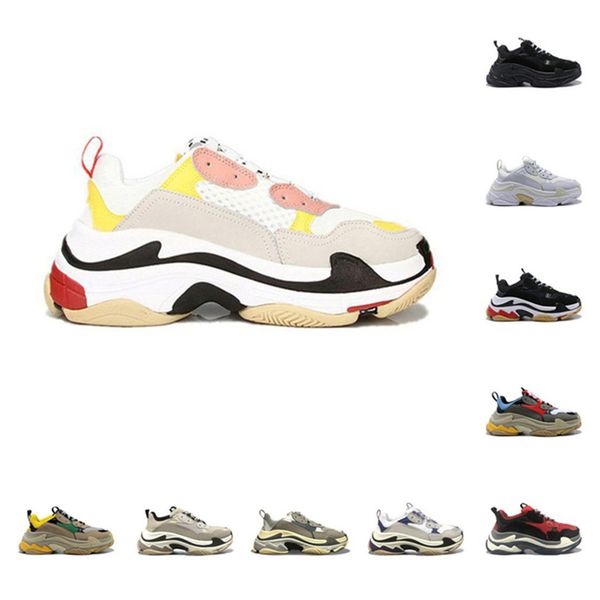 2020 fashion crystal bottom paris 17fw triple s mens designer sneakers vintage dad platform women luxury casual shoes sports trainers c241, Black
2020 fashion crystal bottom paris 17fw triple s mens designer sneakers vintage dad platform women luxury casual shoes sports trainers c241, Black
