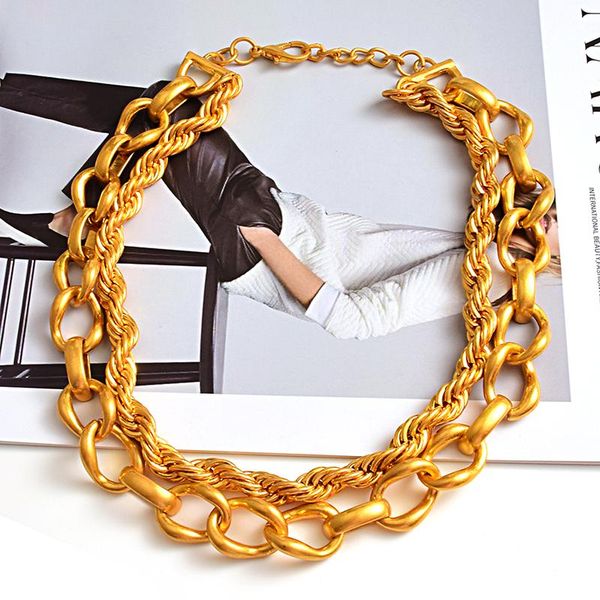 chains design metal gold necklace high-quality ladies' jewelry necklaces wholesale accessories for women, Silver
chains design metal gold necklace high-quality ladies' jewelry necklaces wholesale accessories for women, Silver