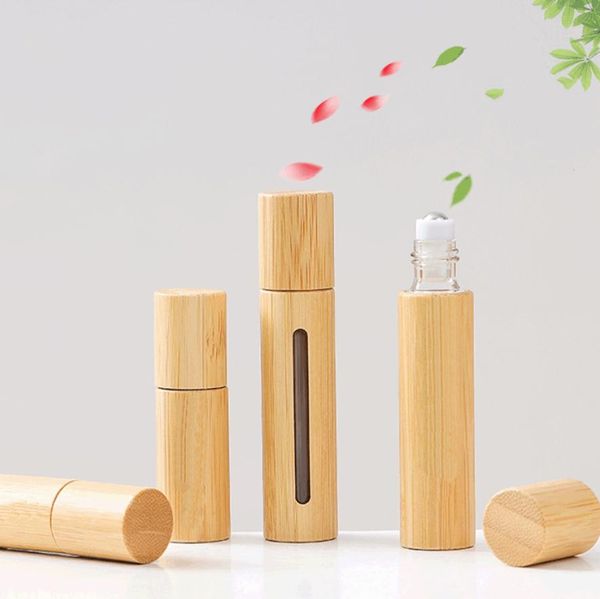 natural bamboo glass essential oil bottle 3ml/5ml/10ml refillable empty essential oil perfume fragrance scent steel roller ball bottles
natural bamboo glass essential oil bottle 3ml/5ml/10ml refillable empty essential oil perfume fragrance scent steel roller ball bottles