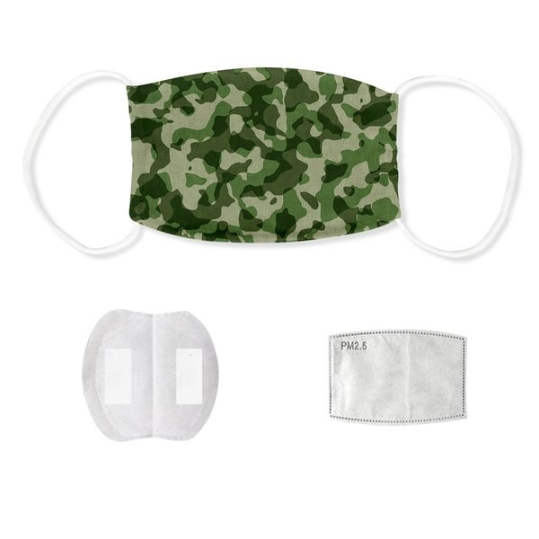 reusable design mask printed camouflage custom sunscreen dustproof and breathable face masks