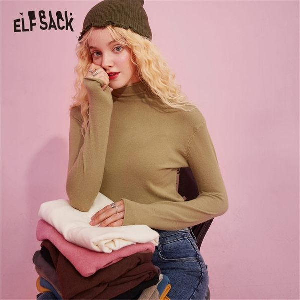 elfsack pure solid full sleeve casual pullover knit sweaters women, autumn elf minimalist korean ladies basic daily slim 201221, White;black
elfsack pure solid full sleeve casual pullover knit sweaters women, autumn elf minimalist korean ladies basic daily slim 201221, White;black