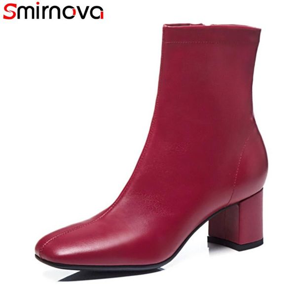 boots smirnova arrival 2021 ankel white wine red black genuine leather square toe thick heels dress female shoes
boots smirnova arrival 2021 ankel white wine red black genuine leather square toe thick heels dress female shoes