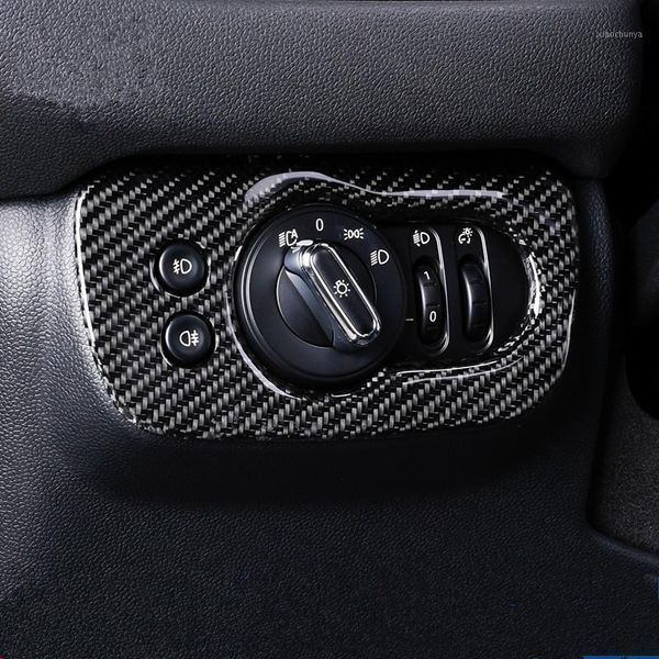 black carbon fiber car headlight switch panel cover frame sticker trim case for mini cooper clubman f54 2015 2016 2017 20181
black carbon fiber car headlight switch panel cover frame sticker trim case for mini cooper clubman f54 2015 2016 2017 20181