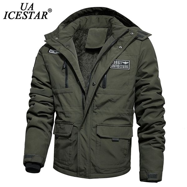 uaicestar winter thicken jacket men fleece casual hooded parkas jacketswarm windproof coat fashion military bomber tactical men 201104, Black;brown
uaicestar winter thicken jacket men fleece casual hooded parkas jacketswarm windproof coat fashion military bomber tactical men 201104, Black;brown