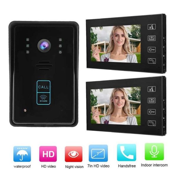 7 inch hd video door doorbell intercom kit home gate entry system with keyfo 806mjid12
7 inch hd video door doorbell intercom kit home gate entry system with keyfo 806mjid12