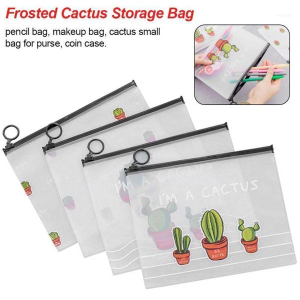pencil bags small cute fresh transparent frosted cactus storage bag creative student large capacity ring edge11
pencil bags small cute fresh transparent frosted cactus storage bag creative student large capacity ring edge11