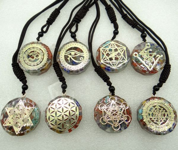 retro colorful chips natural stone opal amethysts chakra orgone energy beads pendulum amulet reiki healing pendant necklace 8pc q1209, Bronze;silver
retro colorful chips natural stone opal amethysts chakra orgone energy beads pendulum amulet reiki healing pendant necklace 8pc q1209, Bronze;silver
