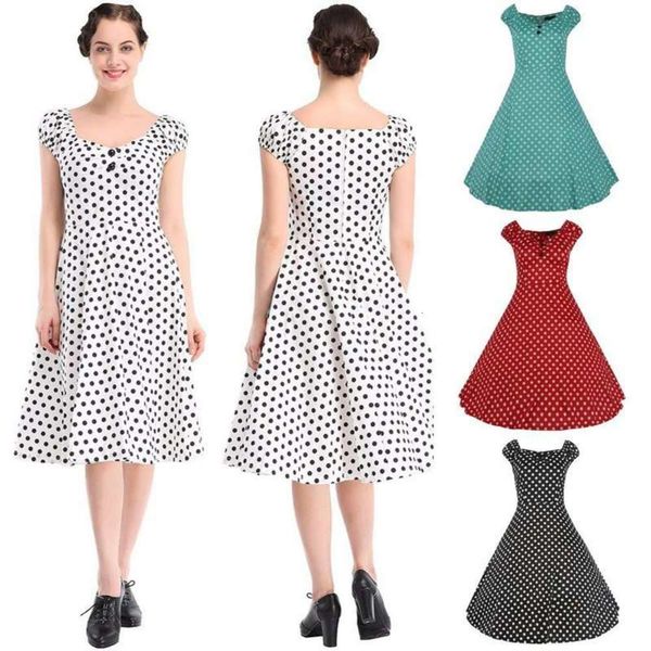 short women's dress hepburn v-neck button sleeve wave point waist big swing skirt fd3433, Black;gray
short women's dress hepburn v-neck button sleeve wave point waist big swing skirt fd3433, Black;gray