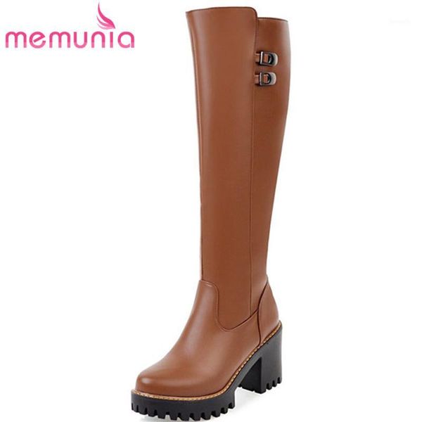 boots memunia 2021 knee high platform fashion buckle round toe autumn winter women big size 34-431, Black
boots memunia 2021 knee high platform fashion buckle round toe autumn winter women big size 34-431, Black