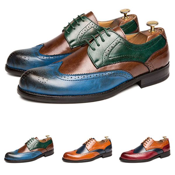 large size mens dress shoes leather carved colorful business casual prom flat comfortable wedding good quality size 38-47 one, Black
large size mens dress shoes leather carved colorful business casual prom flat comfortable wedding good quality size 38-47 one, Black