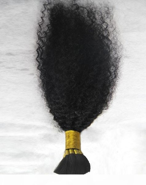 pure color brazilian kinky curly unprocessed hair bundles 100% human hair bulk bundles braiding hair extenions, Black
pure color brazilian kinky curly unprocessed hair bundles 100% human hair bulk bundles braiding hair extenions, Black