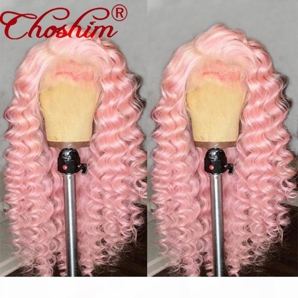 pink human hair wig loose wave lace front wig with baby hair brazilian remy transparent lace wigs for women pre plucked, Black;brown
pink human hair wig loose wave lace front wig with baby hair brazilian remy transparent lace wigs for women pre plucked, Black;brown