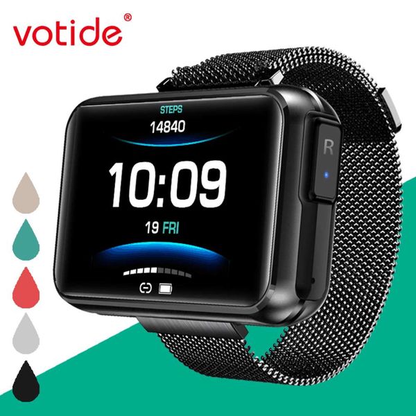 votide new tws headset two in one bluetooth call smart heart rate sleep healthy exercise bracelet 
votide new tws headset two in one bluetooth call smart heart rate sleep healthy exercise bracelet