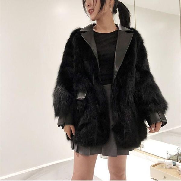 2020 new winter fashion ladies faux fur coat casual women overcoat slim fit warm female outerwear, Black
2020 new winter fashion ladies faux fur coat casual women overcoat slim fit warm female outerwear, Black