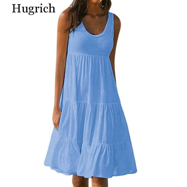 casual dresses 2021 sleeveless party beach dress for women solid color o-neck summer ladies loose boho roupa feminina, Black;gray
casual dresses 2021 sleeveless party beach dress for women solid color o-neck summer ladies loose boho roupa feminina, Black;gray