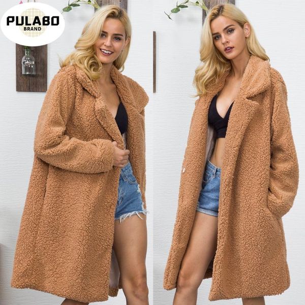 winter new arrival women warm coat wool blends long sleeve outerwear plush cardigans overcoats femme coats fashion streetwear, Black
winter new arrival women warm coat wool blends long sleeve outerwear plush cardigans overcoats femme coats fashion streetwear, Black
