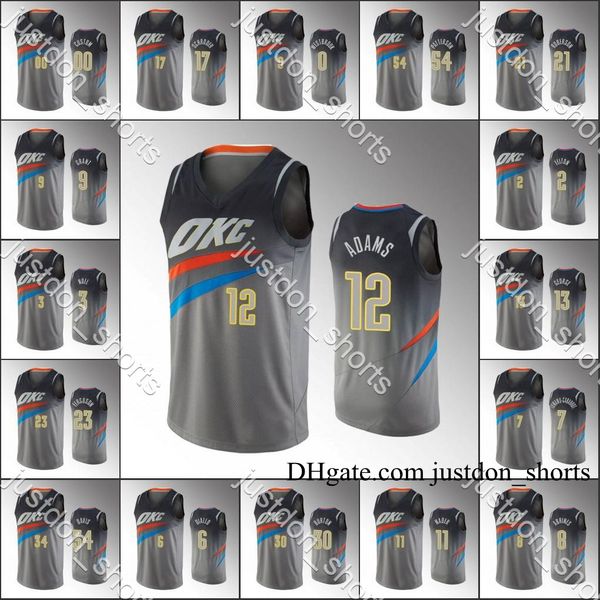 oklahoma city thunder jerseys men steven adams paul george dennis schroder gray custom press city new edition shirts, Black;red
oklahoma city thunder jerseys men steven adams paul george dennis schroder gray custom press city new edition shirts, Black;red