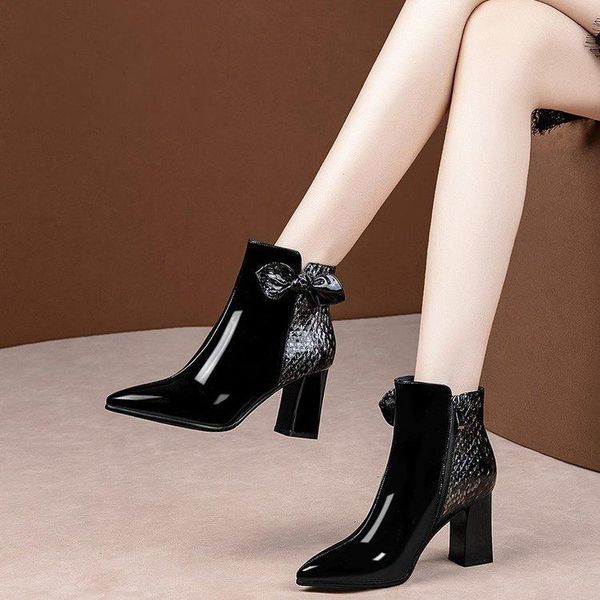 boots aardimi women's platform pu leather high heel for women casual pointed toe ankle female bling autumn shoes handmade, Black
boots aardimi women's platform pu leather high heel for women casual pointed toe ankle female bling autumn shoes handmade, Black