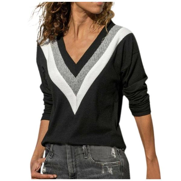 2020 stylish autumn winter women t-shirts casual long sleeve v-neck lady pullover patchwork t-shirt da donna new #t2g, White
2020 stylish autumn winter women t-shirts casual long sleeve v-neck lady pullover patchwork t-shirt da donna new #t2g, White