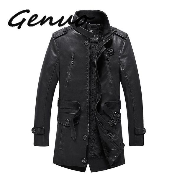 genuo men casual leather jackets winter male windproof faux pu motorcycle jacket coat men's leather jackets coat, Black 
genuo men casual leather jackets winter male windproof faux pu motorcycle jacket coat men's leather jackets coat, Black
