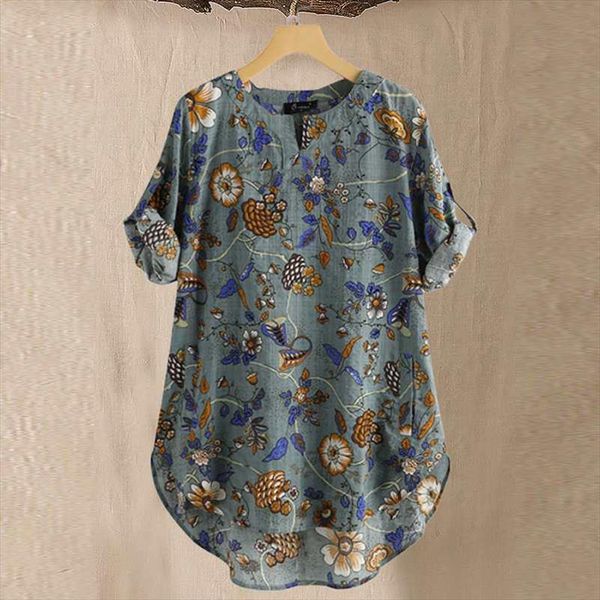 урожай женщины цветочной блуза 2020 zanzea printed tops лето хлопок blusas женский 3 4 рукав туника асимметричных топов plus размер, White
урожай женщины цветочной блуза 2020 zanzea printed tops лето хлопок blusas женский 3 4 рукав туника асимметричных топов plus размер, White