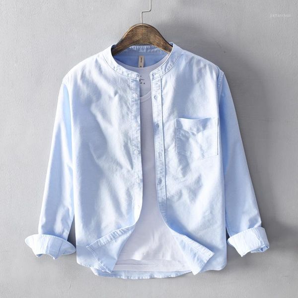 2020 summer and autumn oxford pure cotton brand shirts men fashion blue shirt for men casual solid shirt mens stand collar1, White;black
2020 summer and autumn oxford pure cotton brand shirts men fashion blue shirt for men casual solid shirt mens stand collar1, White;black