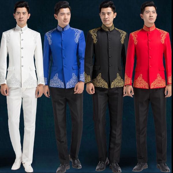 men's suits & blazers chorus mariage groom wedding for men blazer boys prom fashion slim latest coat chinese tunic suit embroidery red, White;black
men's suits & blazers chorus mariage groom wedding for men blazer boys prom fashion slim latest coat chinese tunic suit embroidery red, White;black