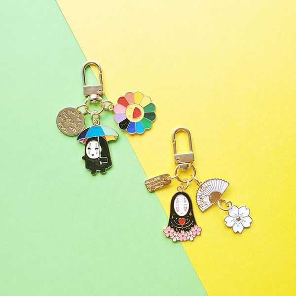 cartoon japan anime spirited away gold color keychain for women cute key chains car key ring bag pendent charm accessories, Silver
cartoon japan anime spirited away gold color keychain for women cute key chains car key ring bag pendent charm accessories, Silver