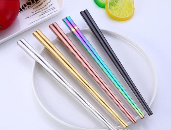 304 high-grade stainless chopsticks titanium chopsticks black glossy anti titanium rainbow golden steel scalding plated square wmtlo
304 high-grade stainless chopsticks titanium chopsticks black glossy anti titanium rainbow golden steel scalding plated square wmtlo