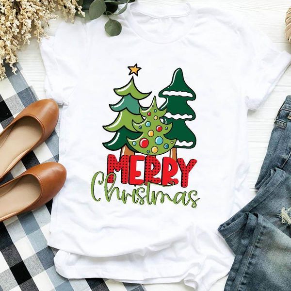 women lady cartoon tree merry christmas letter print t shirt women short sleeve o neck loose tshirt summer women tee shirt, White
women lady cartoon tree merry christmas letter print t shirt women short sleeve o neck loose tshirt summer women tee shirt, White