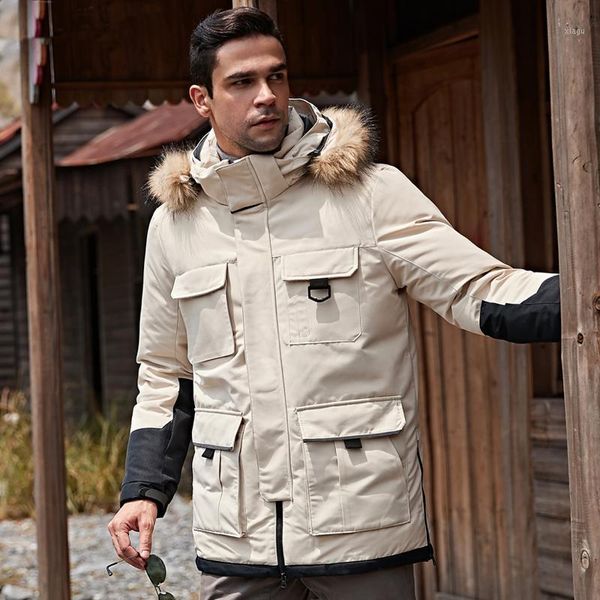 white duck down jacket men thick winter 2020 new big real fur collar warm parka waterproof windproof, Black
white duck down jacket men thick winter 2020 new big real fur collar warm parka waterproof windproof, Black