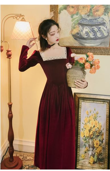 wavsiyierv women dress vintage elegant patchwork 2020 new spring autumn long sleeve belt party runway winter maxi dress vestidos lj201202, Black;gray
wavsiyierv women dress vintage elegant patchwork 2020 new spring autumn long sleeve belt party runway winter maxi dress vestidos lj201202, Black;gray