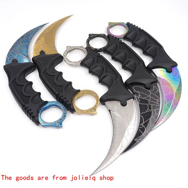 counter-strike csgo karambit claw titanium knife fixed blade spider grainstainless steel traning survival rescue camping tools nliub qynf
counter-strike csgo karambit claw titanium knife fixed blade spider grainstainless steel traning survival rescue camping tools nliub qynf