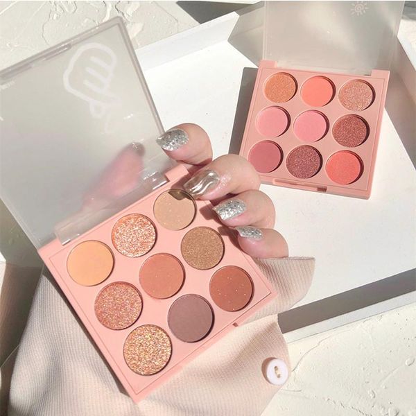 eye shadow 9 colors eyeshadow palette women diamond bright shining colorful makeup flash glitter make up set with brush
eye shadow 9 colors eyeshadow palette women diamond bright shining colorful makeup flash glitter make up set with brush
