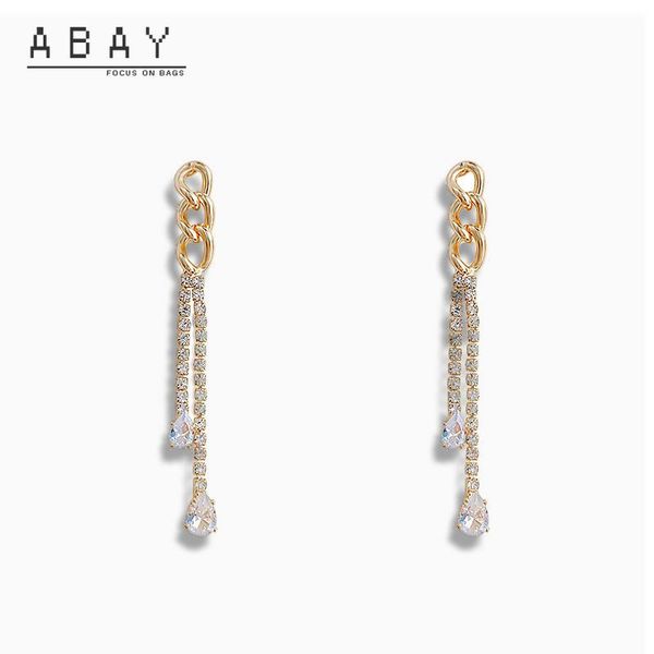 stud fashion long tassel full water rhinestone earrings women 2021 versatile temperament metal cool wind ear pendant, Golden;silver
stud fashion long tassel full water rhinestone earrings women 2021 versatile temperament metal cool wind ear pendant, Golden;silver