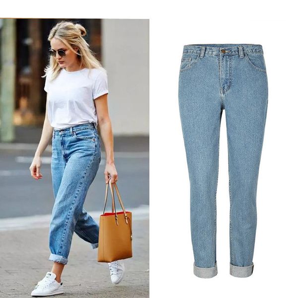 grand prix women's jeans large size fashion denim pantalettes straight-leg pants new style autumn winter trousers european blue
grand prix women's jeans large size fashion denim pantalettes straight-leg pants new style autumn winter trousers european blue