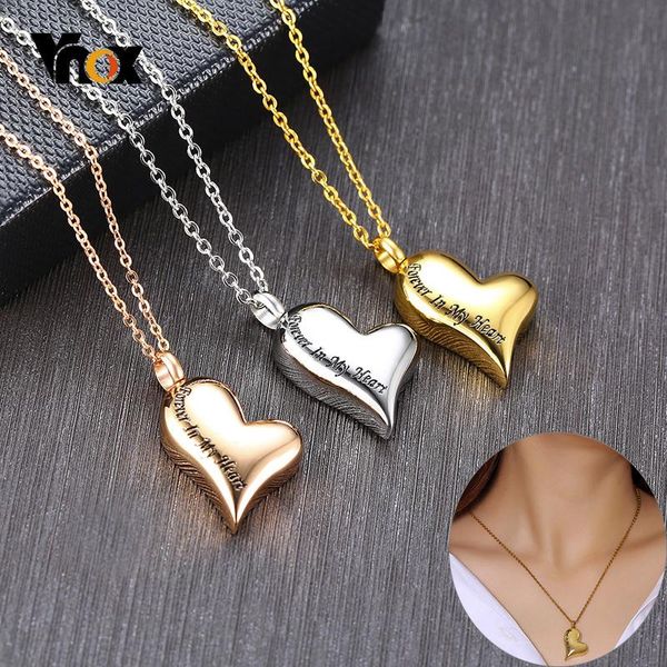 vnox engraved forever in my heart cremation ash urn pendant for women necklace stainless steel memorial jewelry, Silver
vnox engraved forever in my heart cremation ash urn pendant for women necklace stainless steel memorial jewelry, Silver