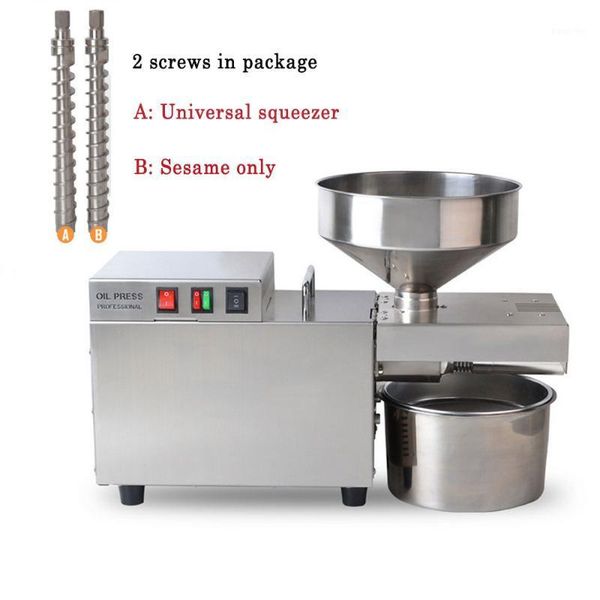stainless steel cold press oil machine small business oil press machine flax seed sunflower seeds sesame extractor 220v/110v1
stainless steel cold press oil machine small business oil press machine flax seed sunflower seeds sesame extractor 220v/110v1