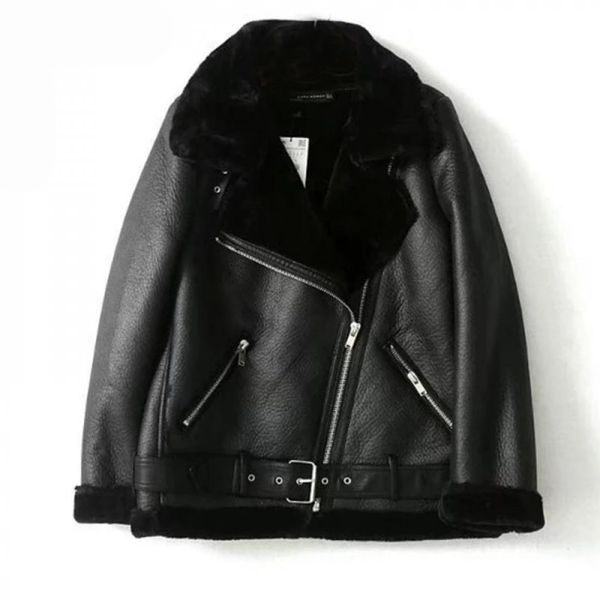 2020 lambskin 2020 winter women jackets thicken female womenfolk leather lining aviator women's jacket mr4q, Black
2020 lambskin 2020 winter women jackets thicken female womenfolk leather lining aviator women's jacket mr4q, Black