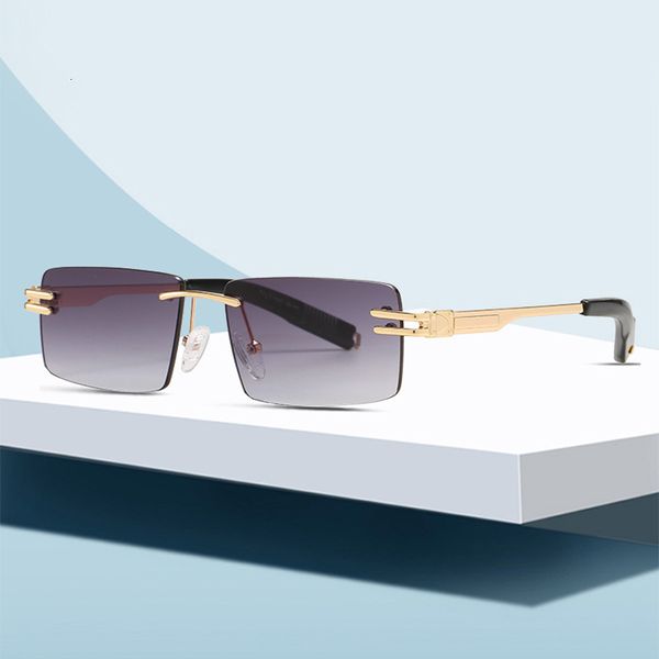 new frameless trend men's and women's sunglasses fashion small box sunglasses versatile sunglasses 2a180 designer aws, White;black
new frameless trend men's and women's sunglasses fashion small box sunglasses versatile sunglasses 2a180 designer aws, White;black